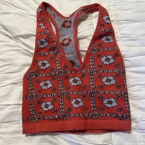 Free people movement crop tank. Size small.